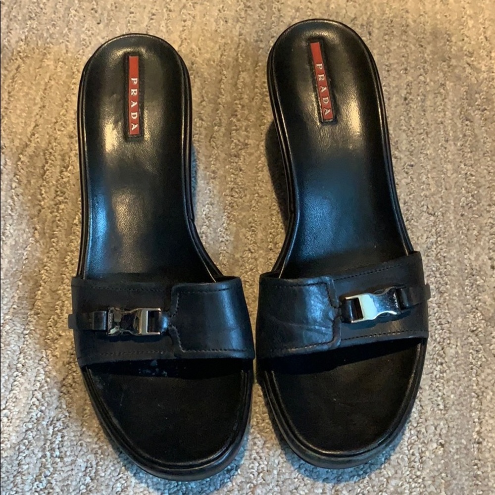 Prada wedges